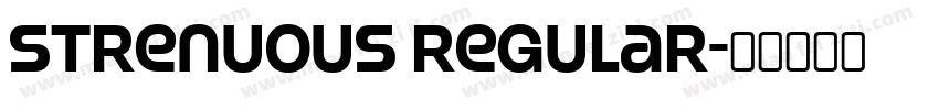 Strenuous Regular字体转换